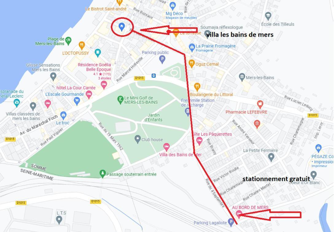 Plage A 50M Appartement Reves De Mer Villa Les Bains De Mers 외부 사진